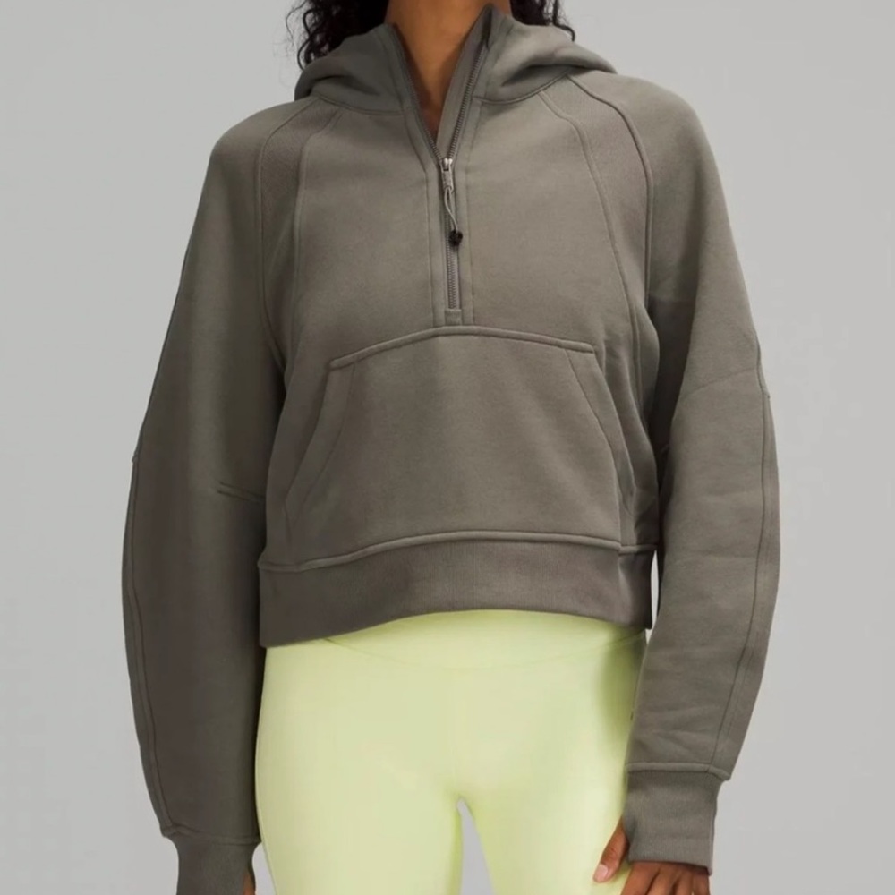 ISO!!! Grey sage scuba oversized 1/2 zip